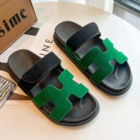 Romeinse Sandalen met H-vorm en Klittenbandsluiting: Ideaal voor Elke Gelegenheid!