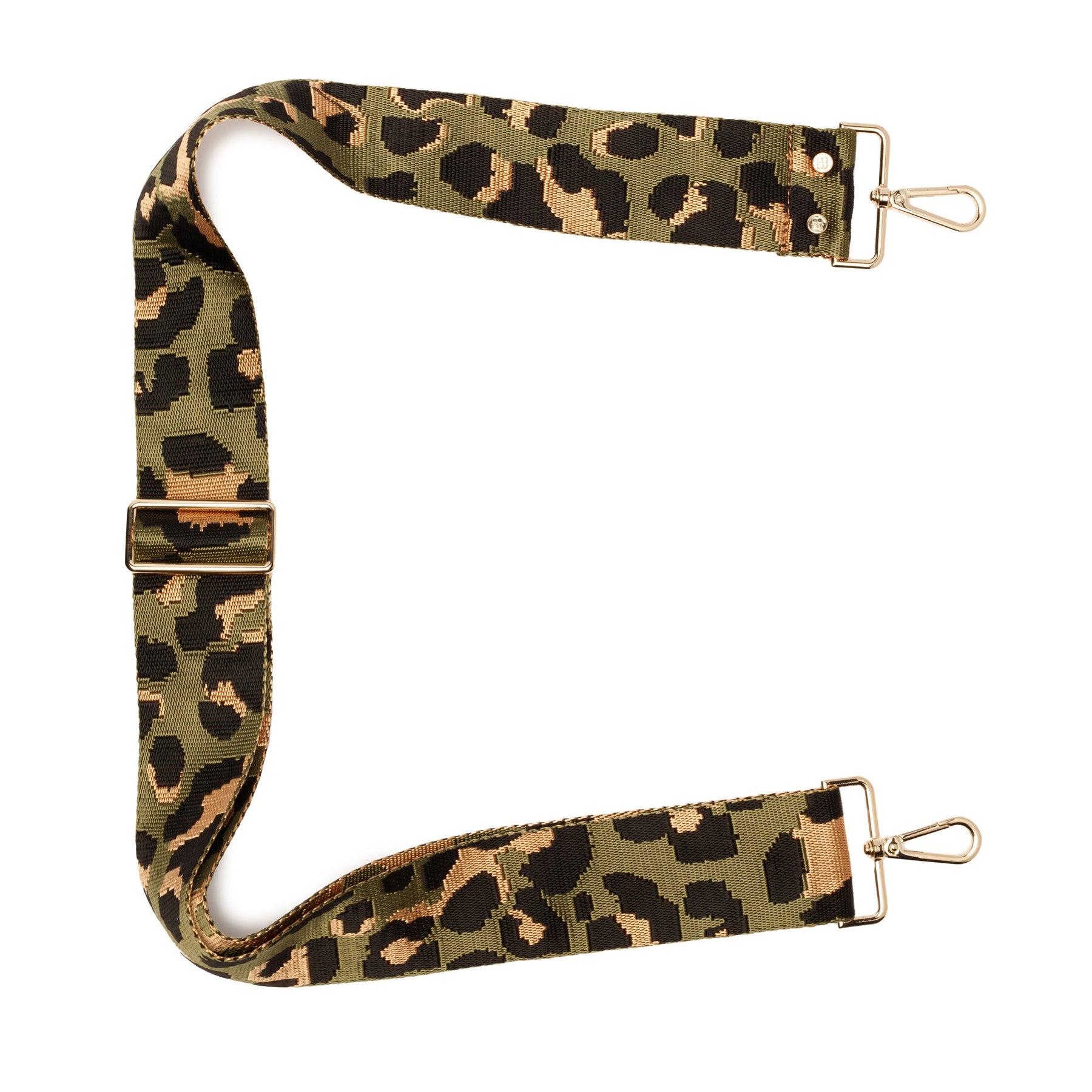 Jungle Glow Cross Body Strap - Stoere Leopardprint met Luxe Details