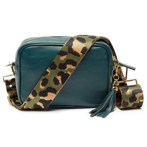 Jungle Glow Cross Body Strap - Stoere Leopardprint met Luxe Details