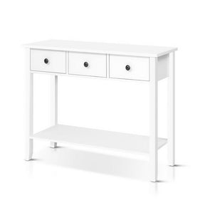 Stijlvolle Console Tafel met 3 Laden - Perfect voor Entree en Woondecoratie