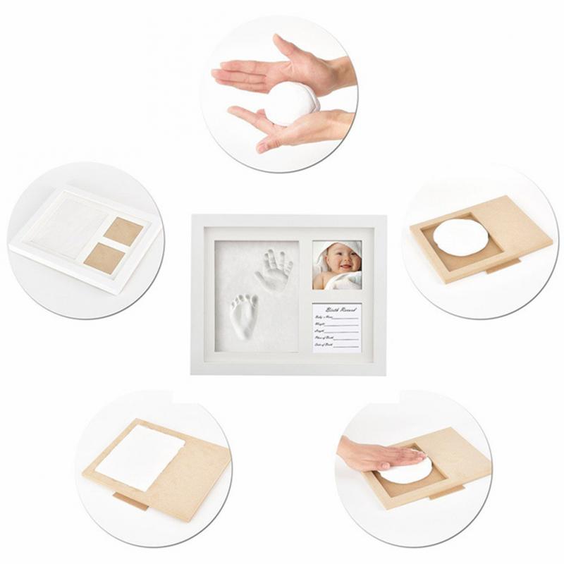 Veilige Baby Handafdruk en Voetafdruk Klei Kit - Perfect Aandenken!