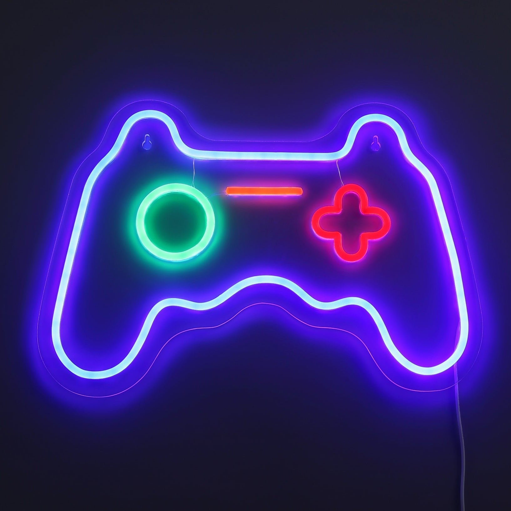 Neon Joystick Wandlamp – De Perfecte Verlichting voor de Gamerskamer met Dimmer en USB Aansluiting