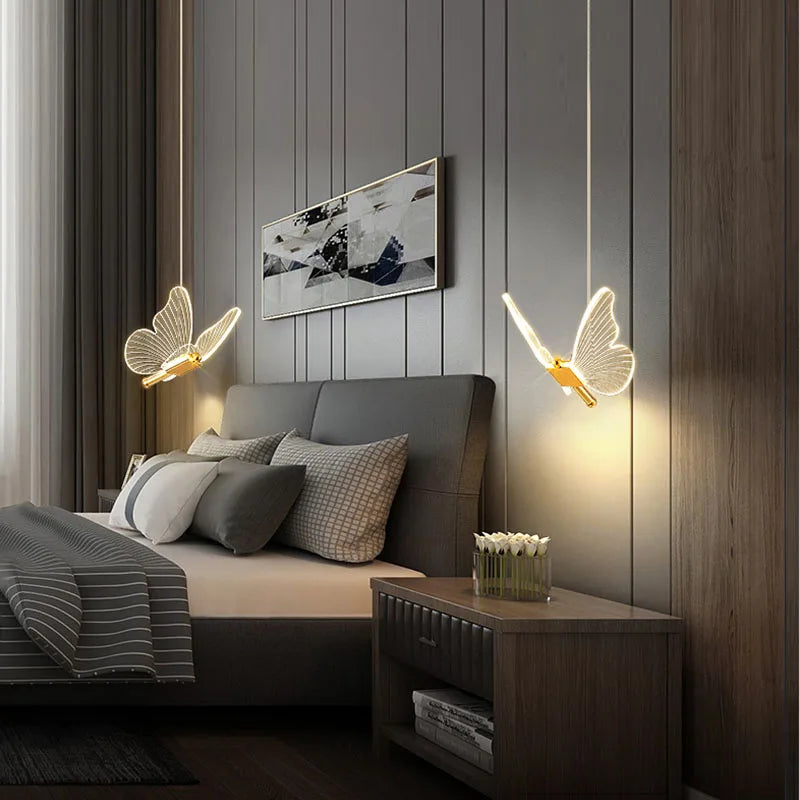 LumenFly - LED Vlinder Pendellamp voor Elegante en Sfeervolle Verlichting