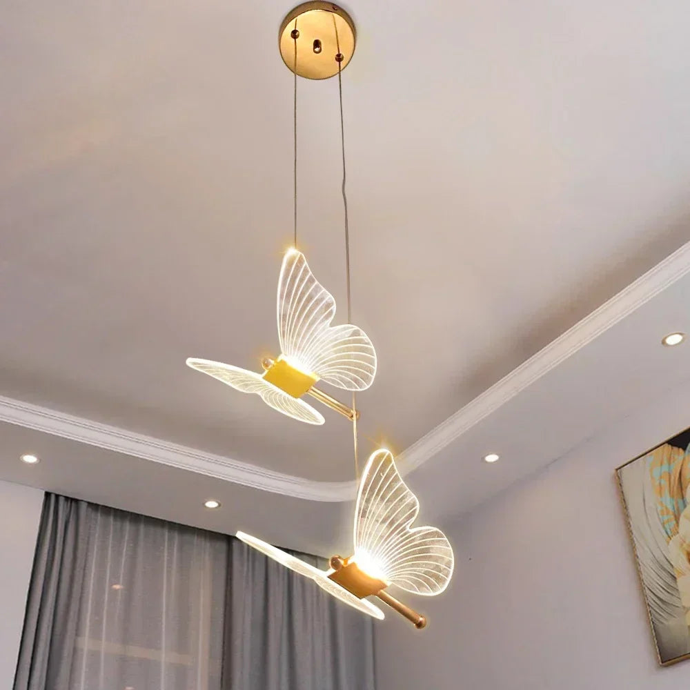 LumenFly - LED Vlinder Pendellamp voor Elegante en Sfeervolle Verlichting