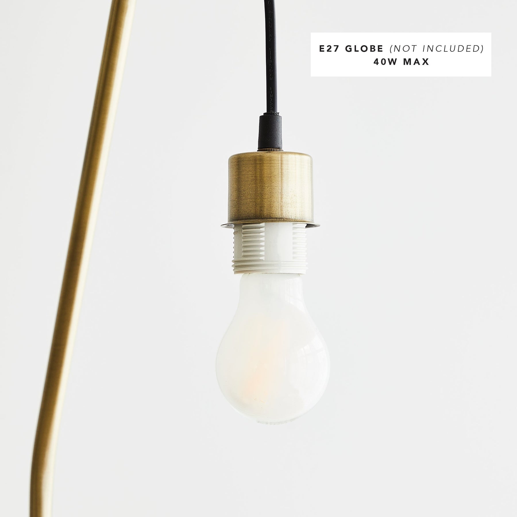 Vloerlamp - Stijlvolle 165 cm Hoogte in Goud/Zwart met Off-White Linnen Lampenkap