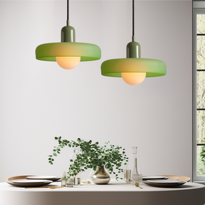 Moderne Glazen LED Hanglamp - Bauhaus Design met Verstelbare Ophanglengte