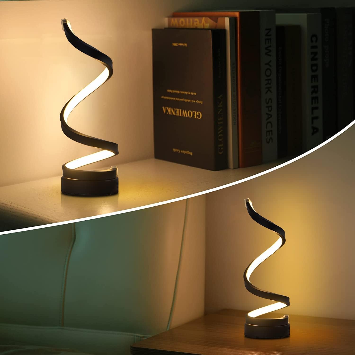 LED Spiraallamp – Modern Design en Dimbare Verlichting voor Elke Kamer