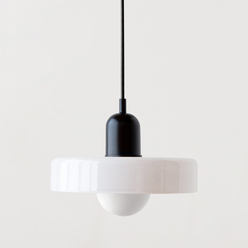 Moderne Glazen LED Hanglamp - Bauhaus Design met Verstelbare Ophanglengte