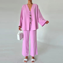 Casual Tweedelige Outfit Voor Vrouwen