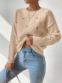 Casual gebloemde trui voor Vrouwen - Comfortabel, Stijlvol & Zacht