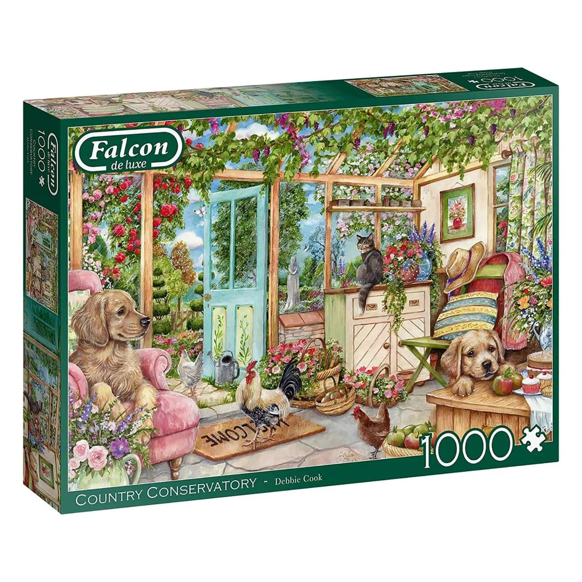 Falcon 1000-Delige Legpuzzel – Duurzame Puzzels met Kleurrijke Landschappen en Illustraties!