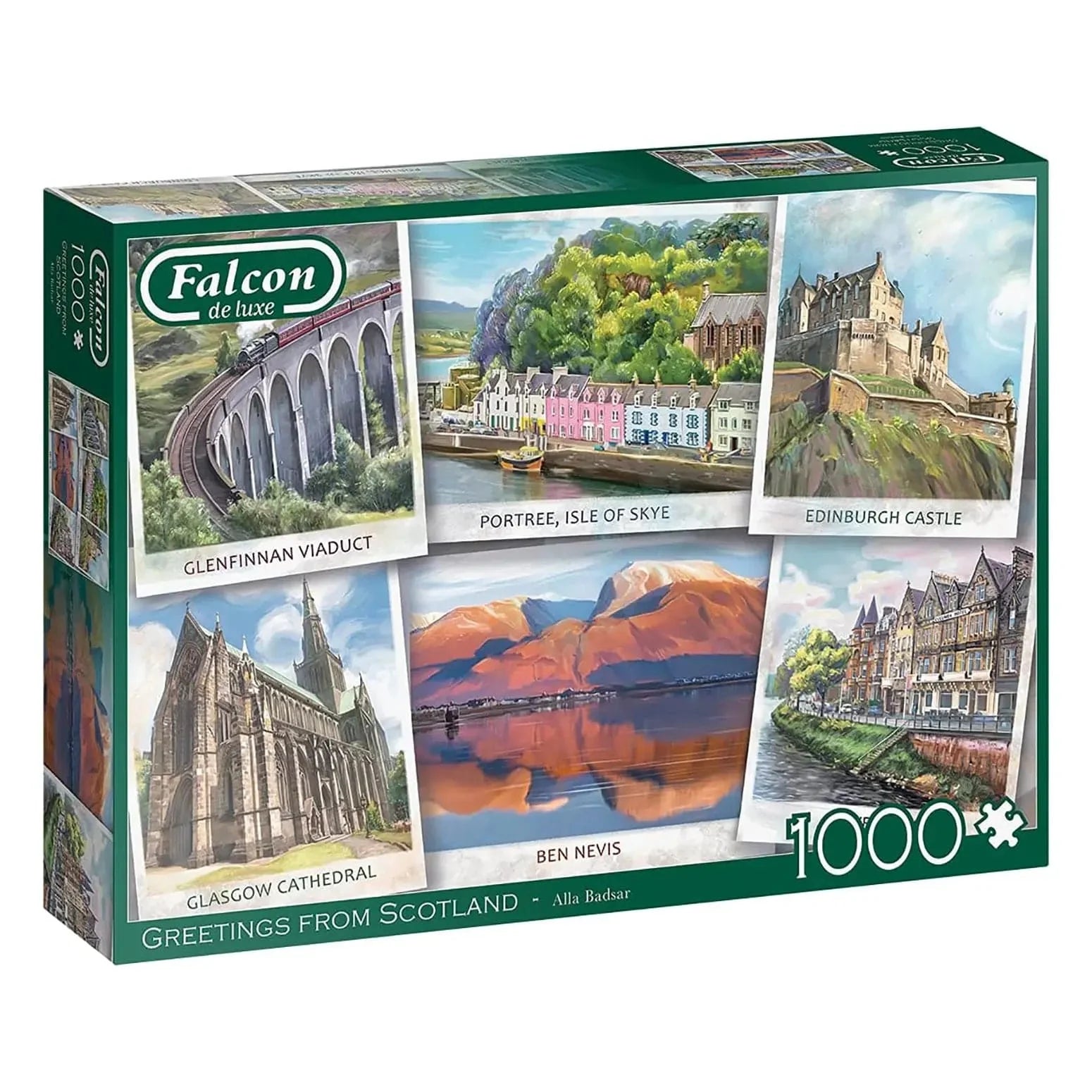 Falcon 1000-Delige Legpuzzel – Duurzame Puzzels met Kleurrijke Landschappen en Illustraties!