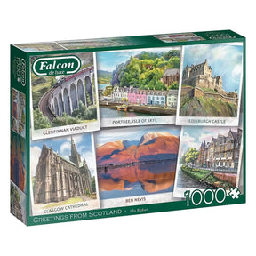 Falcon 1000-Delige Legpuzzel – Duurzame Puzzels met Kleurrijke Landschappen en Illustraties!