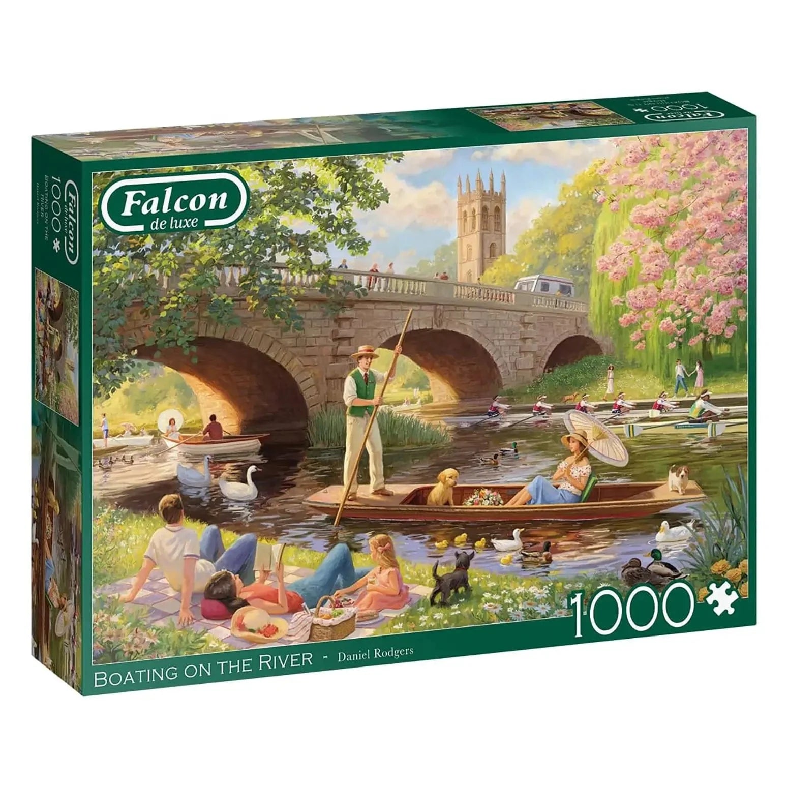 Falcon 1000-Delige Legpuzzel – Duurzame Puzzels met Kleurrijke Landschappen en Illustraties!