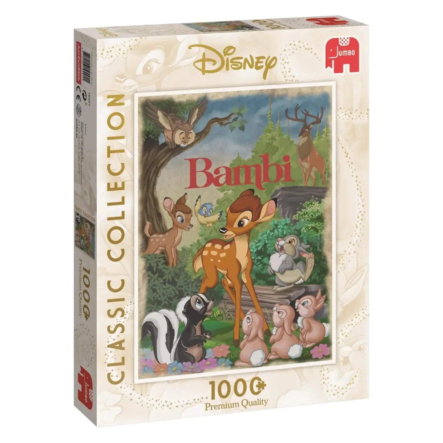 Jumbo Disney 1000-Delige Puzzel – Classic Collection met Iconische Scènes uit Disney-films