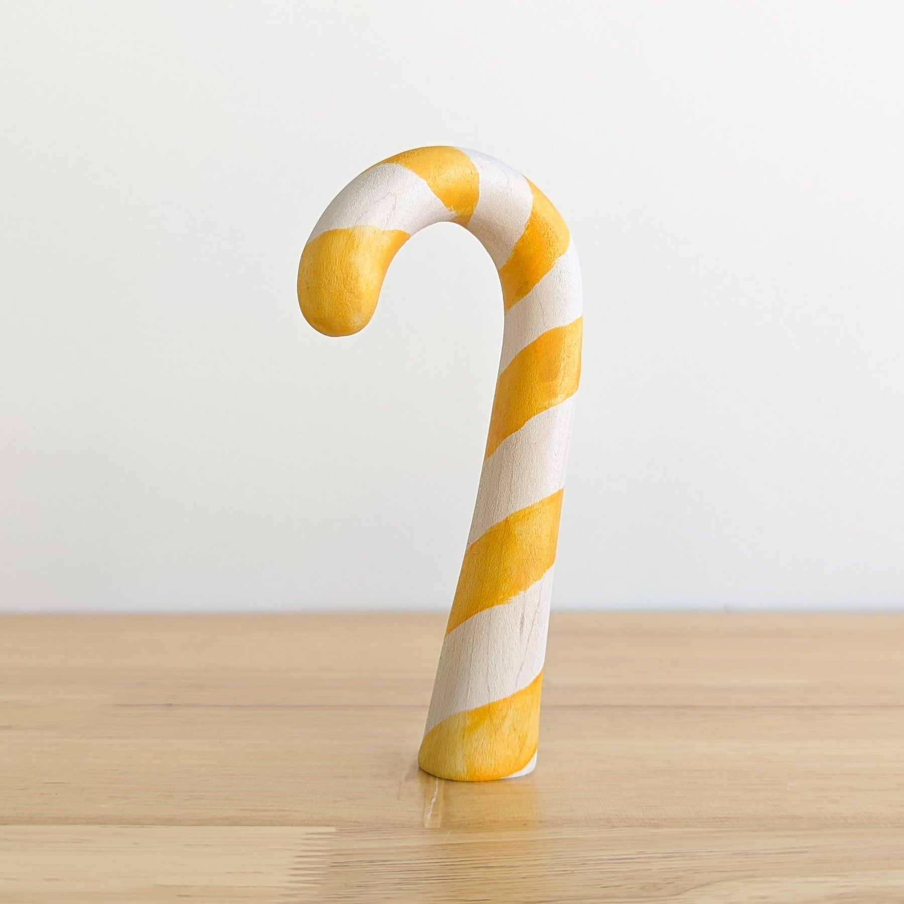 Handgemaakte Houten Candy Cane – Het Perfecte Kerstcadeau voor Fantasierijk Spel