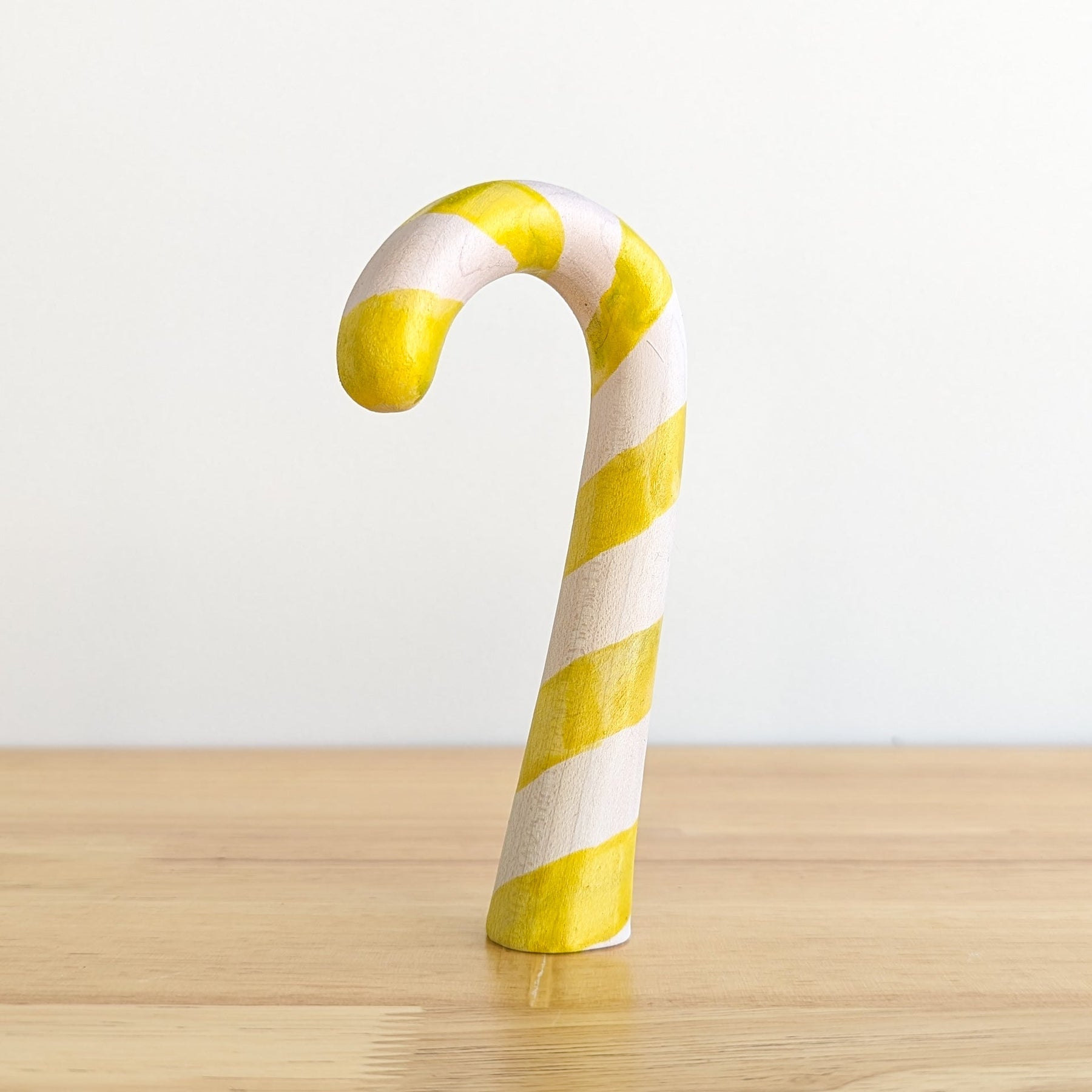 Handgemaakte Houten Candy Cane – Het Perfecte Kerstcadeau voor Fantasierijk Spel