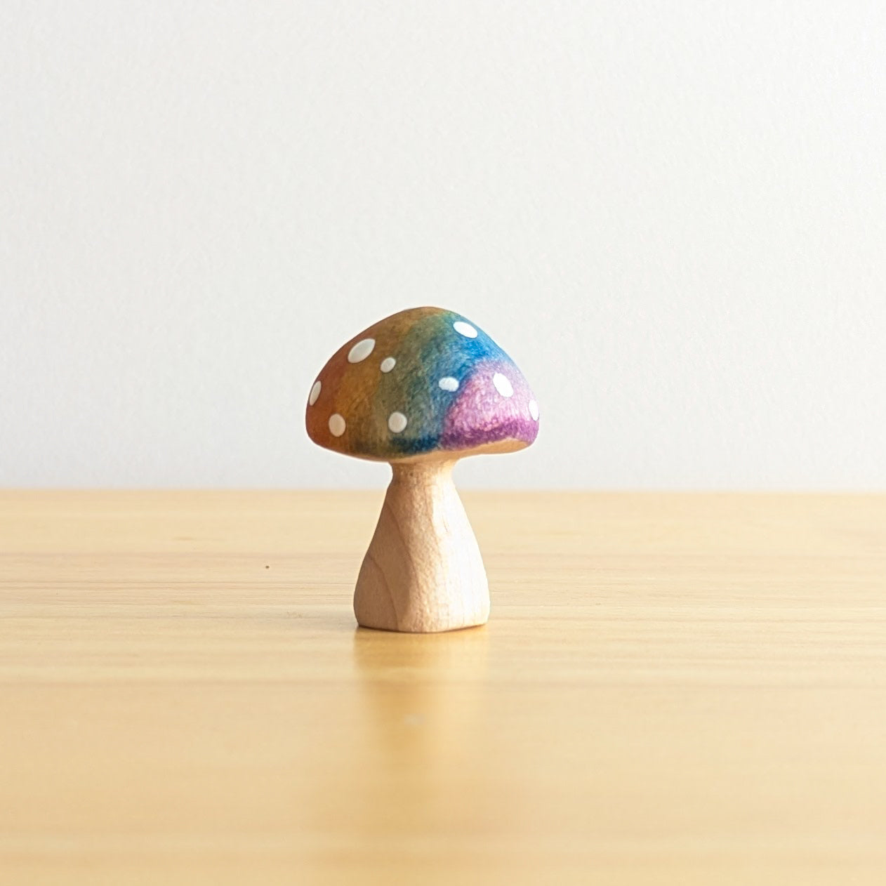 Handgemaakte Houten Paddenstoelen – Magisch Speelgoed voor Creatief Kleinwereldspel