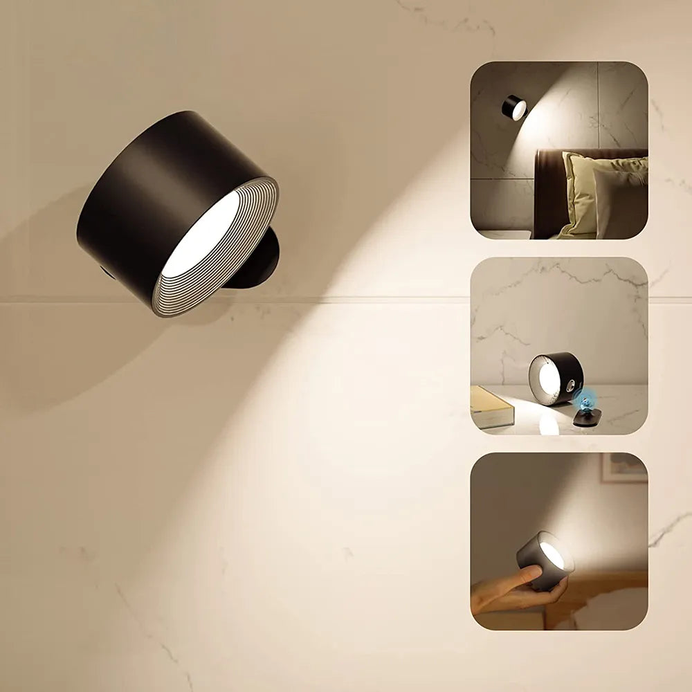 Maanlicht Pro Wandlamp | Draadloze, Dimbare LED Verlichting voor Moderne Huizen!