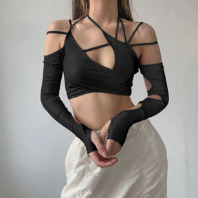 Vintage Punk Gewaad Top