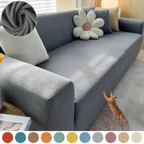 SofaShield: Antislip Bankhoes met Stijlvol Jacquard-Design voor Elke Interieur