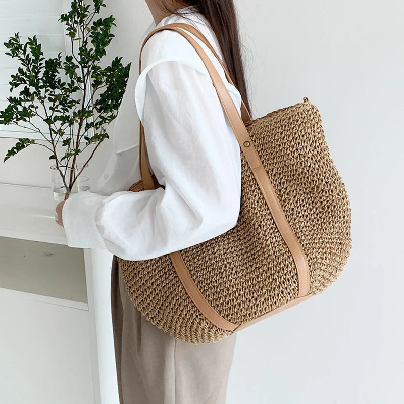 Boho Stro Schoudertas