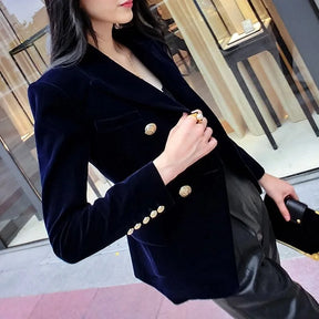 Elegante fluwelen blazer