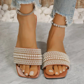 Luxe Parel Pantoffels
