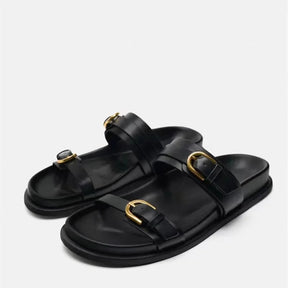 Comfortabele Leren Pantoffels
