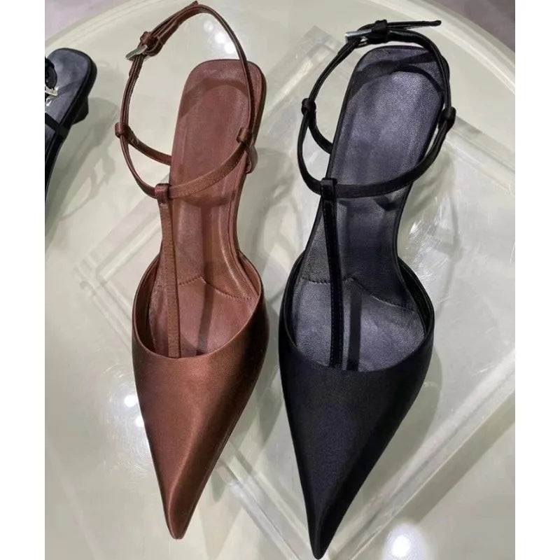 Satin Stijlvol Sandalen Hak