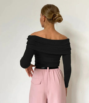Stijlvolle Off-shoulder Trui