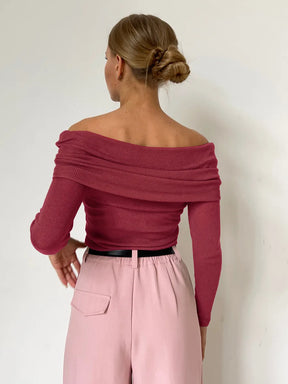 Stijlvolle Off-shoulder Trui