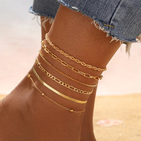 Bohemian Enkelband Set