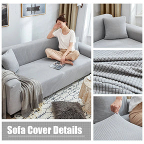 SofaShield: Antislip Bankhoes met Stijlvol Jacquard-Design voor Elke Interieur