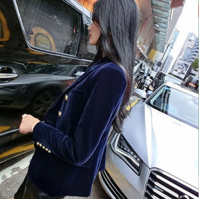 Elegante fluwelen blazer