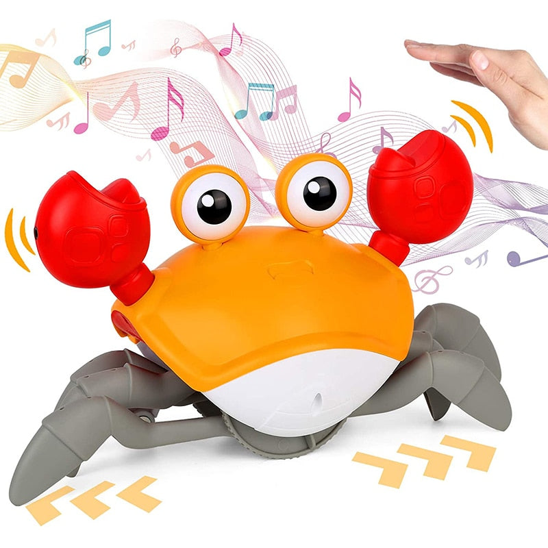 Chasing Crab™️ – Stimuleren van Kruipvaardigheden met Muziek en Licht voor je Baby!