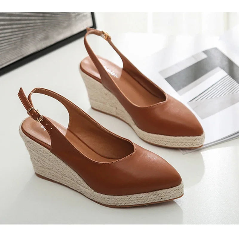 Elegante Leren Sleehakken