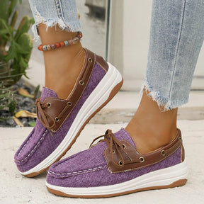 Lichte Canvas Loafers