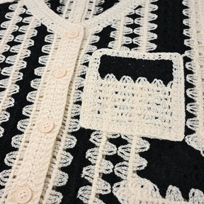 Bohemian Crochet Vest voor Dames
