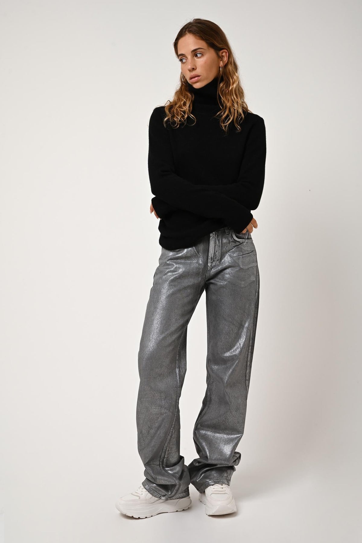 Comfortabele Trui Met Hoge Hals