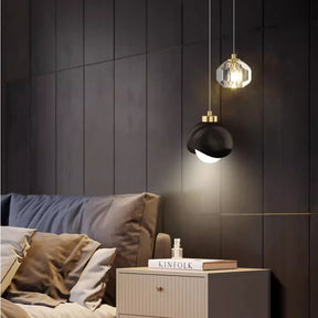 Stijlvolle Hanglamp in Goud en Zwart - Instelbare Hoogte tot 1,5 m met LED Verlichting (10W)