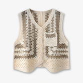 Bohemian Crochet Vest voor Dames