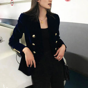 Elegante fluwelen blazer