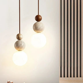 Moderne Hanglamp - Bruin Houten Design met G9 LED, 11 CM Breed en Aanpasbare Lengte