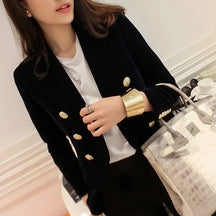 Elegante fluwelen blazer