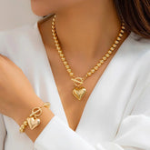 Lumière Heart Halsketting en Armband | Luxe en Verfijning voor Jouw Stijl - Perfect Cadeau