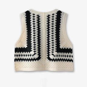 Bohemian Crochet Vest voor Dames