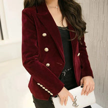 Elegante fluwelen blazer