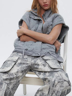 Dames Winter Gilet Retro
