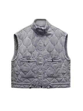 Dames Winter Gilet Retro